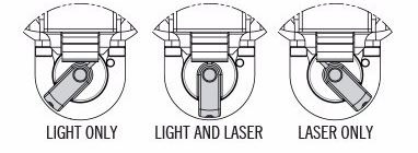 Night Evolution SF X400U Pistolen Flashlight Laser Combo - BK