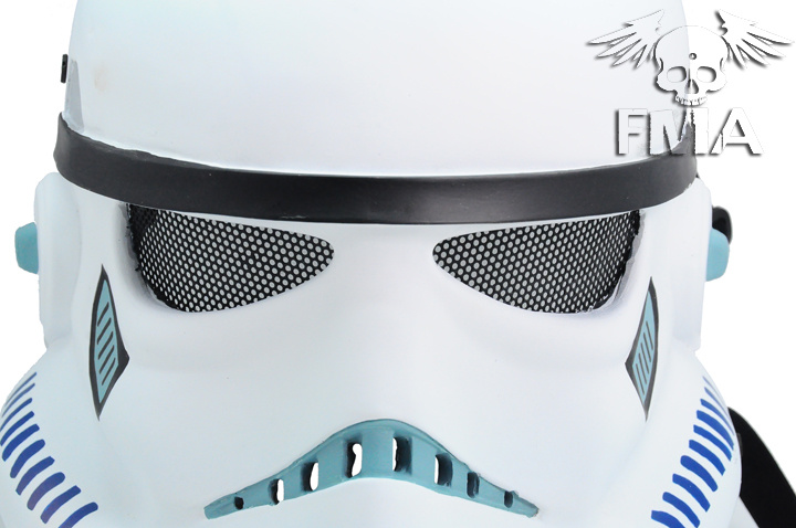 FMA Máscara de Star Wars Star Trooper - blanco