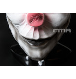 FMA Masque Harvest Day Clown 2 M Wire Mesh - blanc