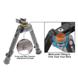 UTG Bipé Heavy Duty Recon 360 Graus - BK