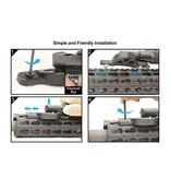UTG Bipiede Recon Flex KeyMod - BK