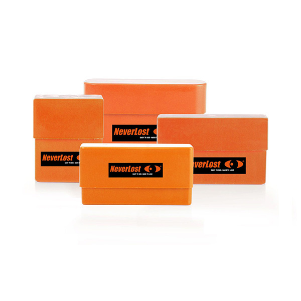 Neverlost Munitionsbox Cartridge Case Kal. 6,5x55 - 9,3x62 - orange