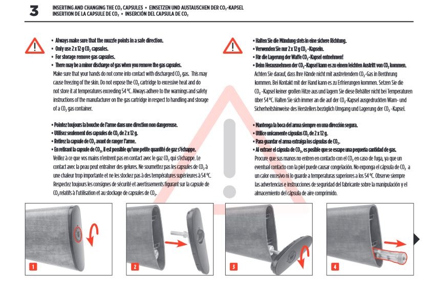 Legends Co2 Cowboy Rifle 3.0 Joule - antyczne wykończenie