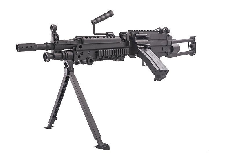 S&T ARMAMENT STAEG103 Para LMG M249 AEG1.33 Joule  - BK