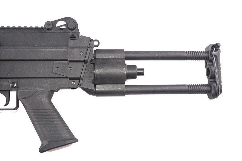 S&T ARMAMENT STAEG103 Para LMG M249 AEG1.33 Joule - BK