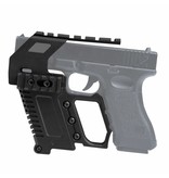 Ultimate Tactical G17 / G18 / G19 Tactical RAS Carbine Mount - BK