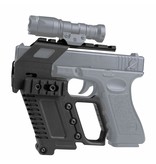 Ultimate Tactical G17 / G18 / G19 Tactical RAS Carbine Mount - BK