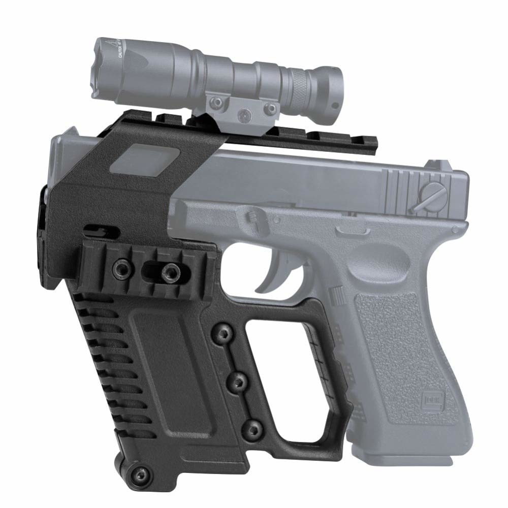 Ultimate Tactical G17 / G18 / G19 Tactical RAS Carbine Mount - BK
