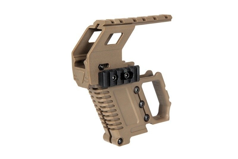 Ultimate Tactical Soporte de carabina táctico RAS G17 / G18 / G19 - TAN