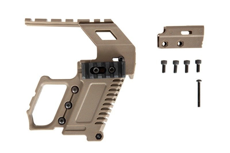 Ultimate Tactical Soporte de carabina táctico RAS G17 / G18 / G19 - TAN