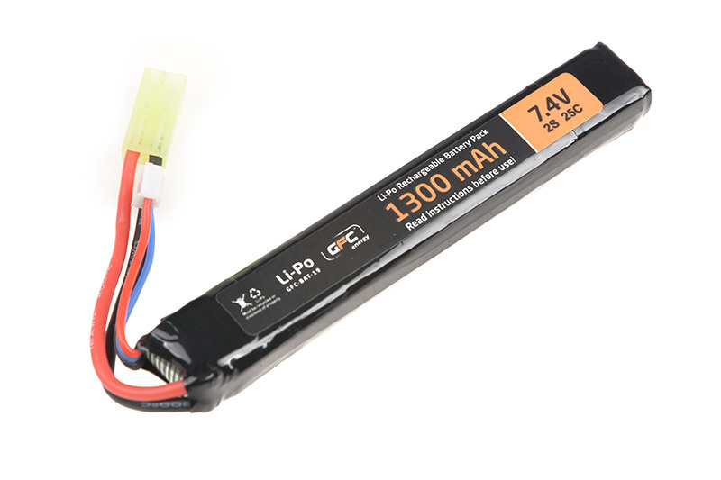 ACM LiPo 7.4V 1300mAh 25/50C - Bâton