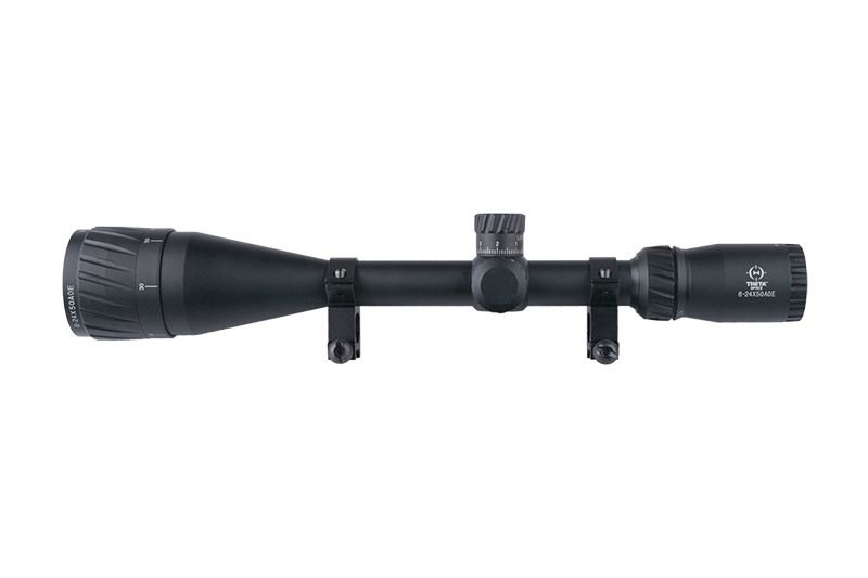 Theta Optics 6-24x50 AOE Riflescope Weaver - BK