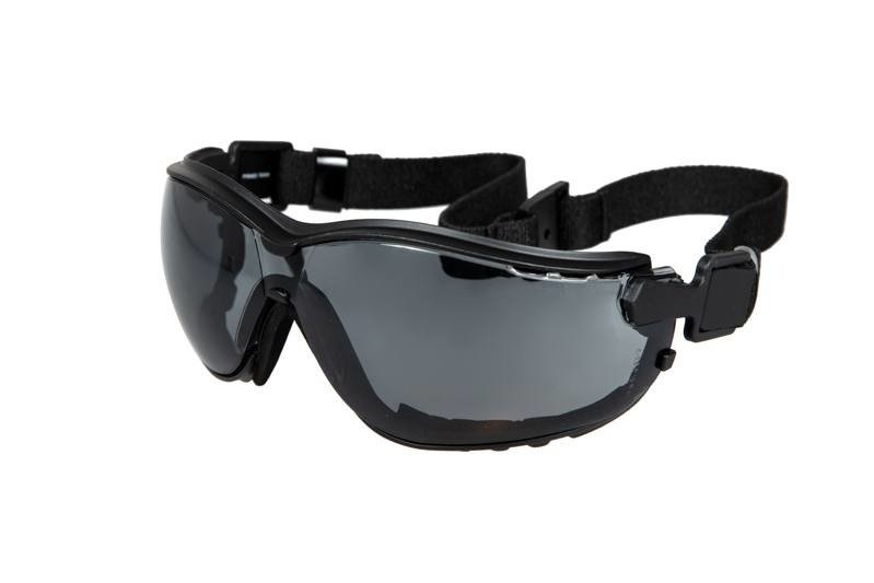 Pyramex Gafas de seguridad antiniebla V2G tintadas - BK