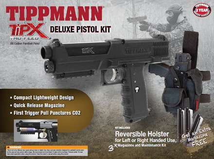 Tippmann TPX cal. 68 Kit de Marcador de Paintball Deluxe - BK