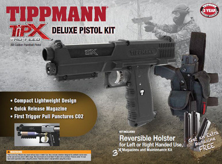 Tippmann TPX cal. 68 Paintball Marker Deluxe Kit - BK