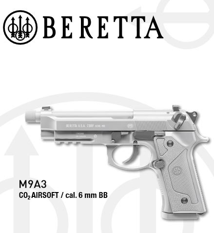 Beretta KWC M9 A3 Co2 GBB 1,30 Joule - FDE