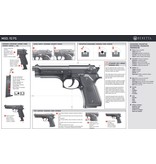 Beretta M92 FS PSS - presión de resorte - 0.50 julios - BK