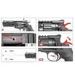 Elite Force Revólver H8R Gen2 Co2 1.0 Joule - BK