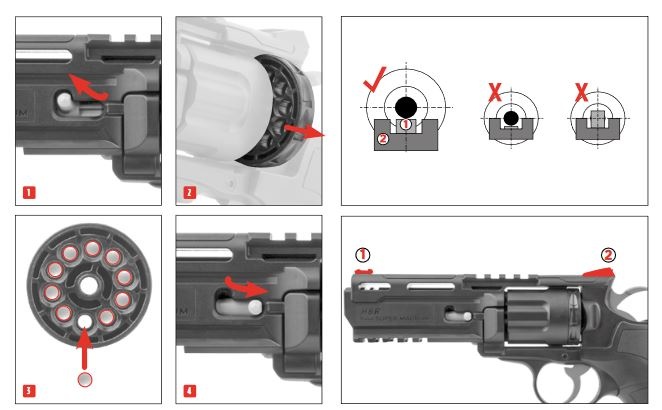 Elite Force H8R Gen2 Co2 Revolver 1,0 Joule - BK