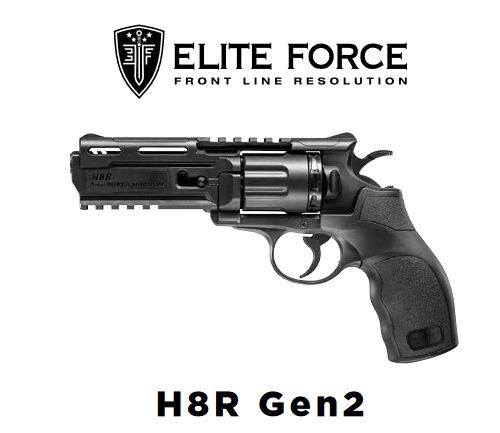 Elite Force Revólver H8R Gen2 Co2 1,0 julios - BK