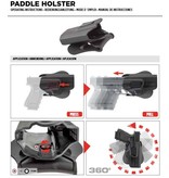 Umarex Coldre de encaixe tipo pá para Glock G19, modelo 1 - Preto