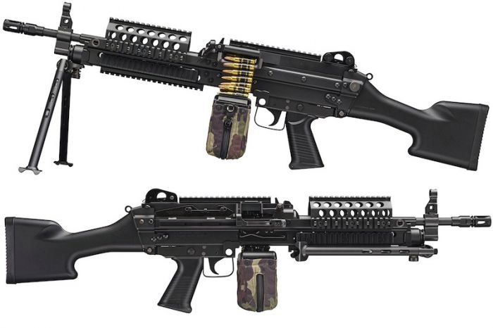 Tokyo Marui MK46 Mod0 Choque de recuo da próxima geração LMG AEG - BK