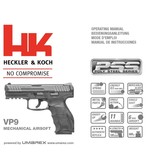 H&K VP9 PSS - docisk sprężyny - 0,50 dżula - BK