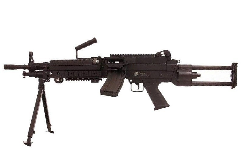 Cybergun FN Herstal M249 Para LMG Polimer AEG 0,84 Joule - BK