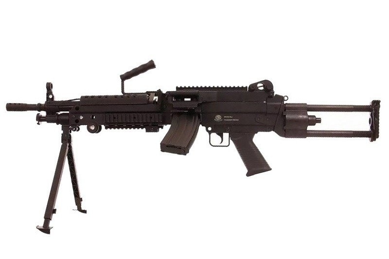 Cybergun FN Herstal M249 Para LMG Polímero AEG 0,84 Joule - BK