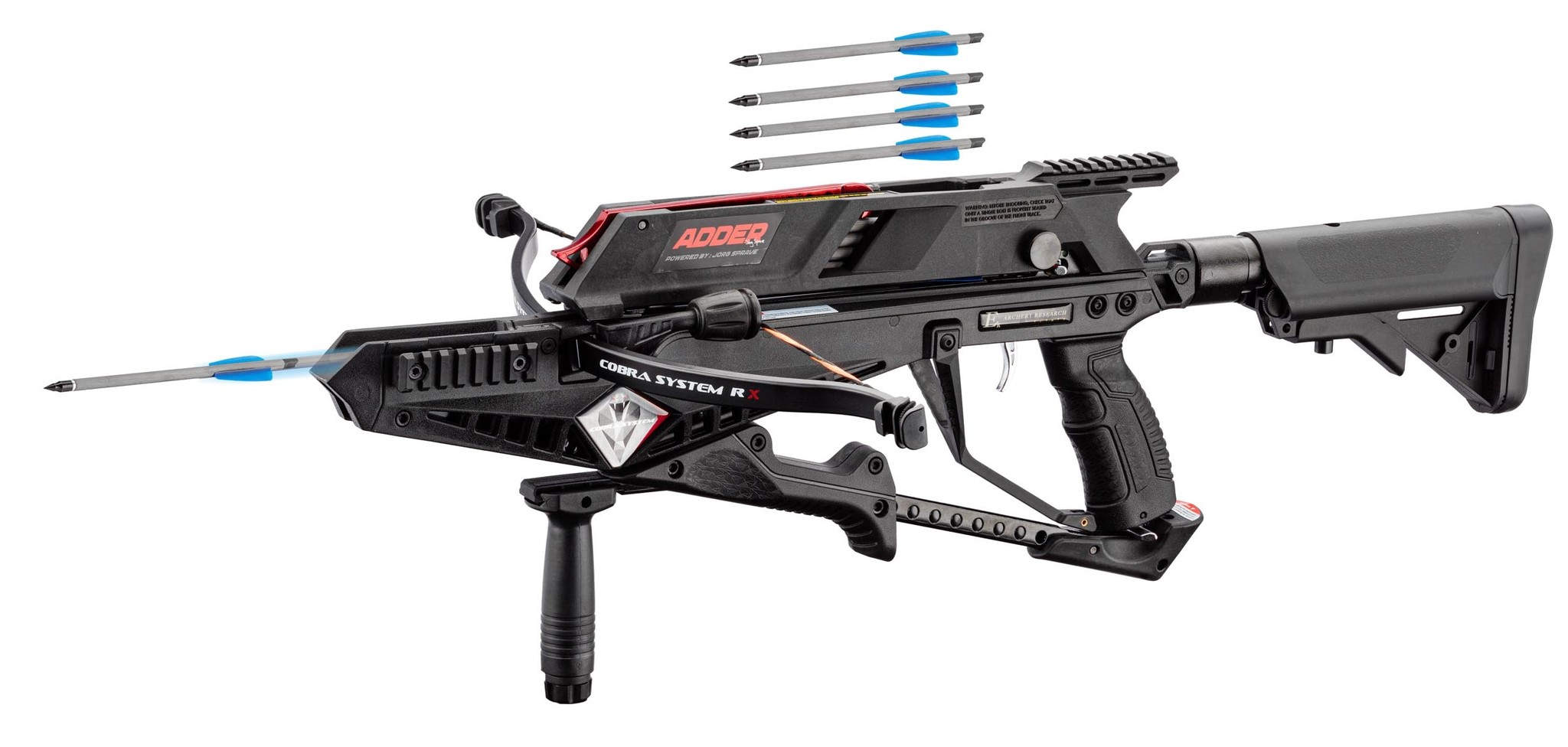 EK-Archery XBow Cobra R9 RX Adder - besta de repetição tática - BK