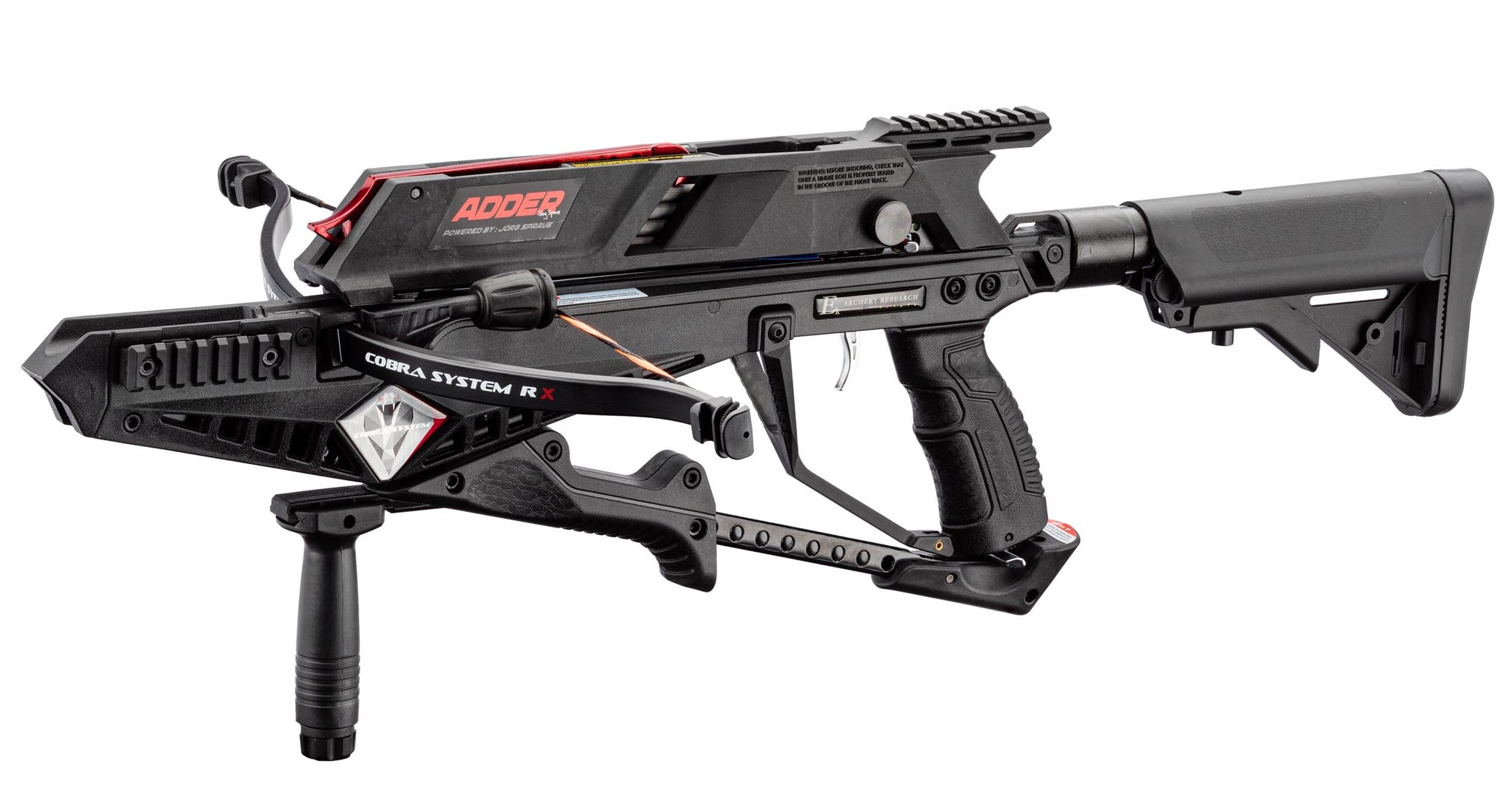 EK-Archery XBow Cobra R9 RX Adder - besta de repetição tática - BK
