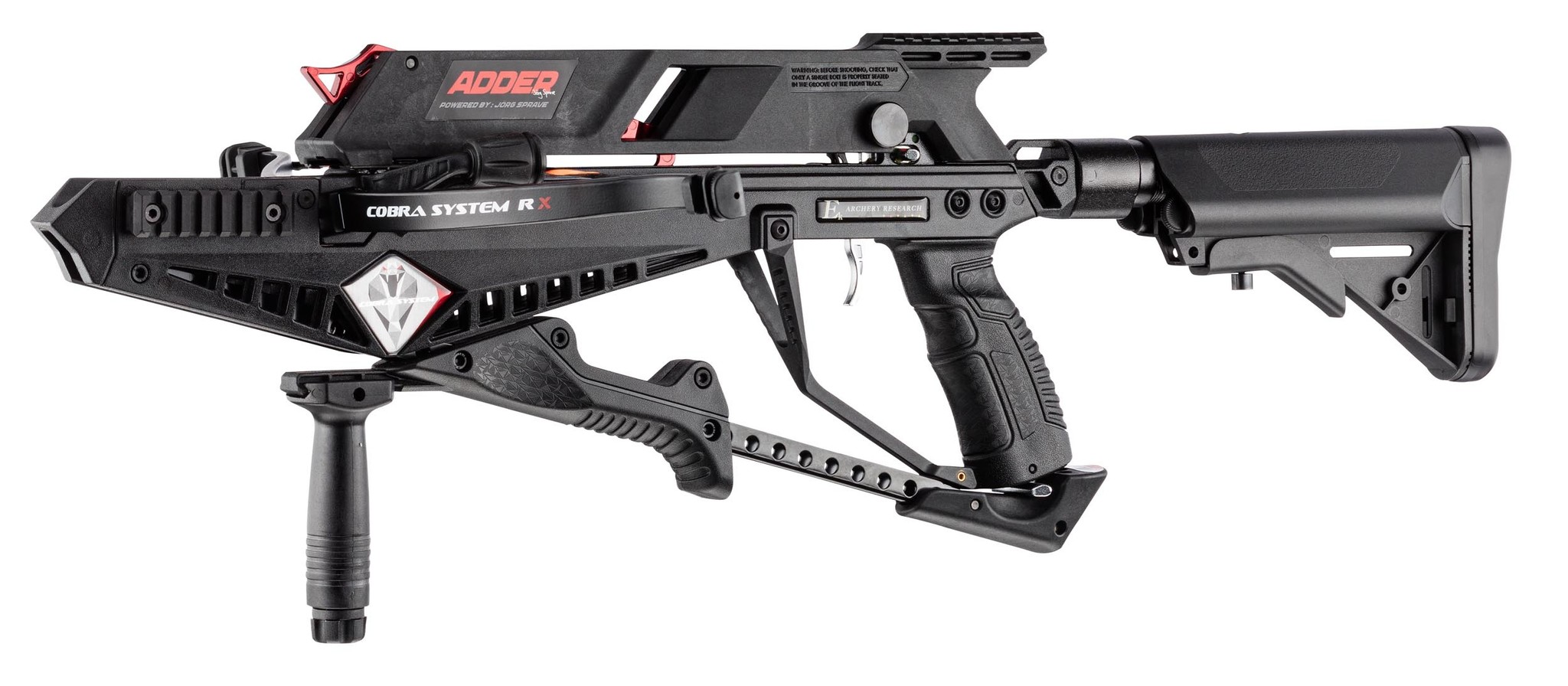 EK-Archery XBow Cobra R9 RX Adder - besta de repetição tática - BK