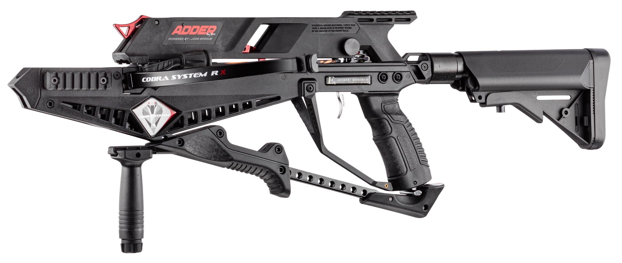 EK-Archery XBow Cobra R9 RX Adder - besta de repetição tática - BK