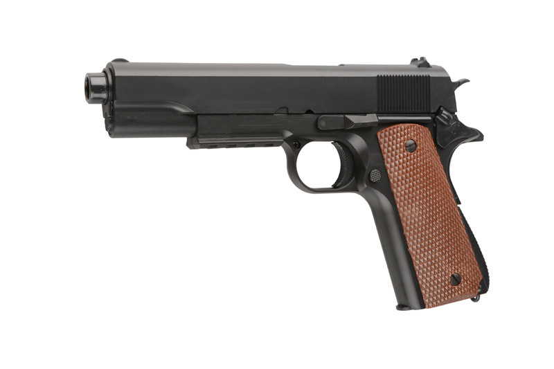 Well P361 1911 RIS spring pressure pistol - 0.50 joule - BK