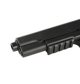 Well P361 1911 RIS spring pressure pistol - 0.50 joule - BK