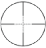 RTI Optics 2,5-10 x 42 Zielfernrohr Mil-Dot mit rotem Laser - BK