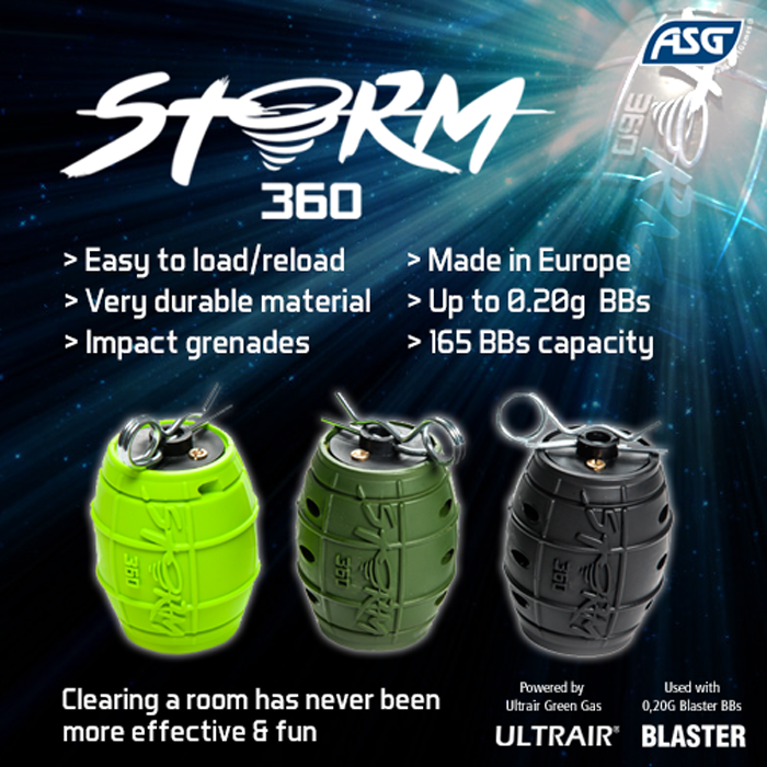 ASG Storm grenade 360 - BK