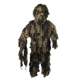 MFH Abito mimetico 4 pezzi Ghillie - Woodland