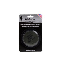 Viper Web-tex Multi Face Paint avec miroir - 5 couleurs