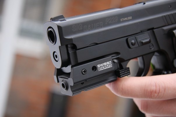 Swiss Arms Micro Laser Sight for pistols - BK