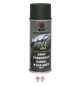 MFH Camuflagem Army Paint Spray matt - verde floresta