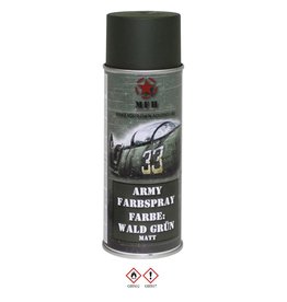 MFH Peinture Camouflage Army Spray mat - NATO vert
