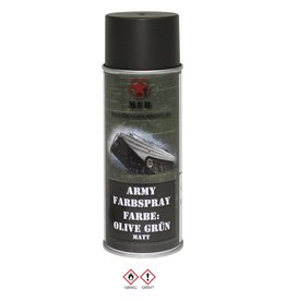 MFH Peinture Camouflage Army Spray mat - olive