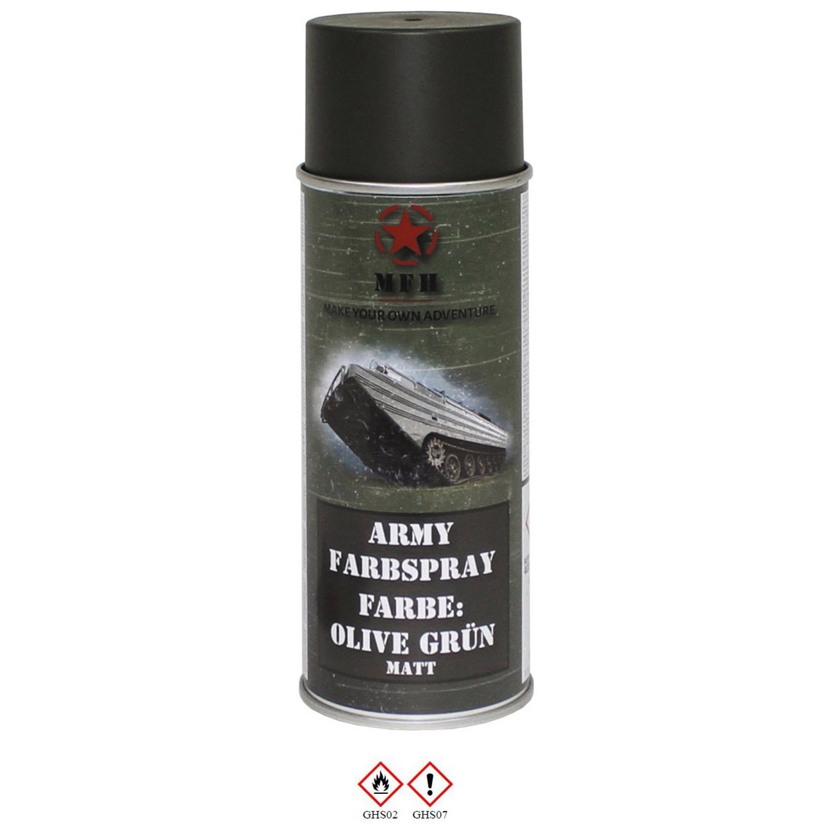 MFH Camuflagem Army Paint Spray matt - oliva