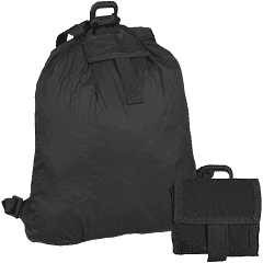 Mil-Tec Roll-up backpack - BK