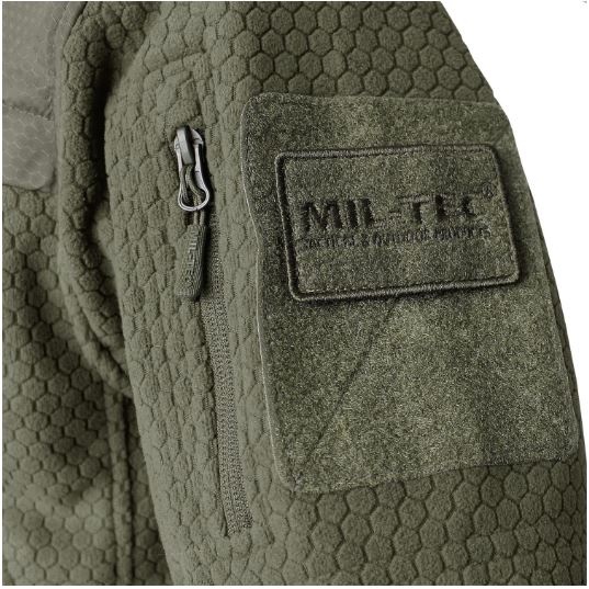 Mil-Tec Elite Fleece Jacke Hextac - OD