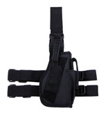 MFH Holster de jambe de pistolet droit - BK