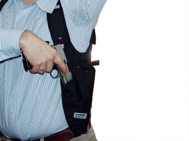 Swiss Arms Coldre de ombro vertical - BK