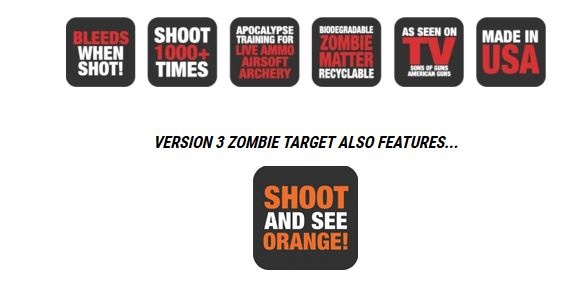 Zombie Ind. Bobo Clown - 3D Zombie Bleeder Target à prova de balas