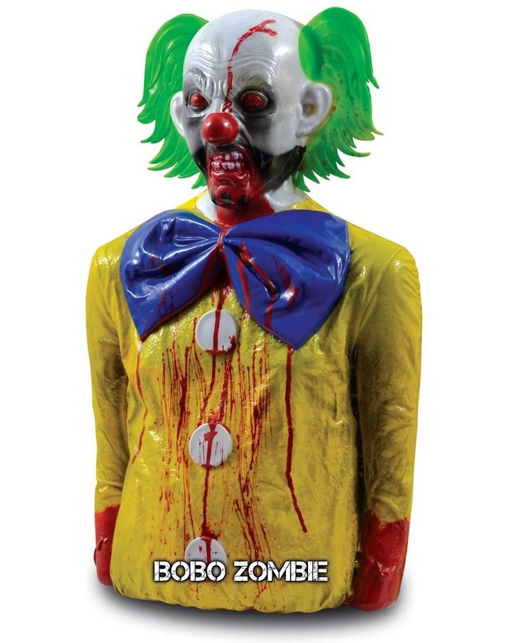 Zombie Ind. Bobo Clown - Blanco 3D Zombie Bleeder a prueba de balas